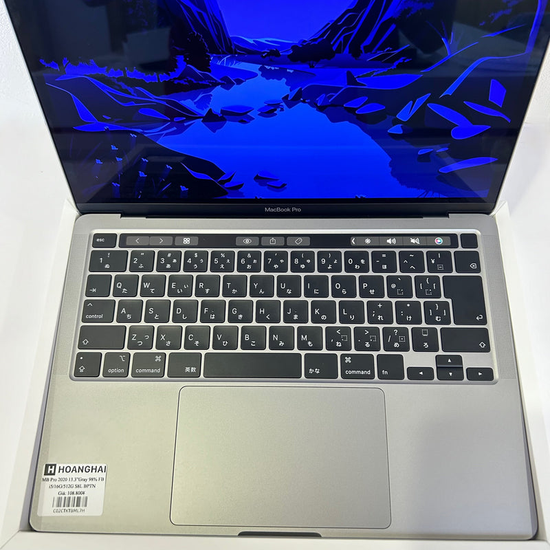 Macbook Pro 2020 13.3in Gray Intel Core i5/RAM 16GB/SSD 512GB 98% Fullbox Sạc 8 lần BPTN