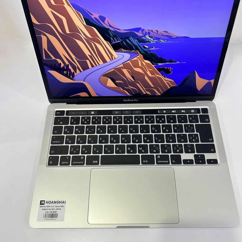MacBook Pro 2020 13.3in Silver Intel Core i5/RAM 8GB/SSD 512GB 99% Sạc 91 lần BPTN