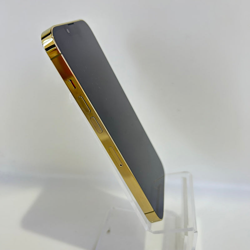 iPhone 13 Pro 256GB Gold 98% pin 85% Máy đã trả hết tiền mạng dùng như Quốc tế Apple