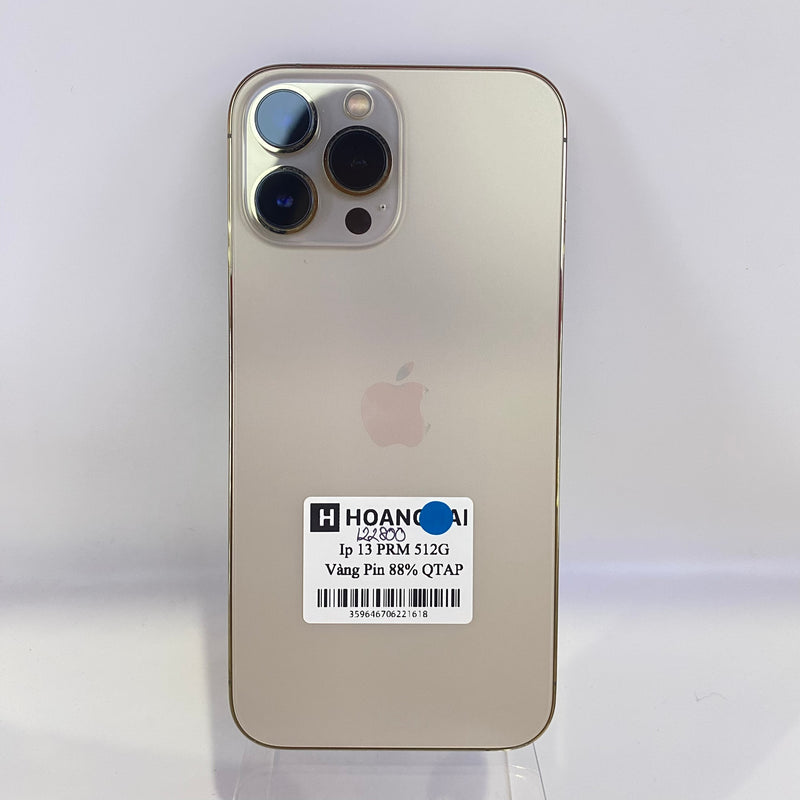 iPhone 13 Pro Max 512GB Gold 98% pin 88% Quốc tế Apple