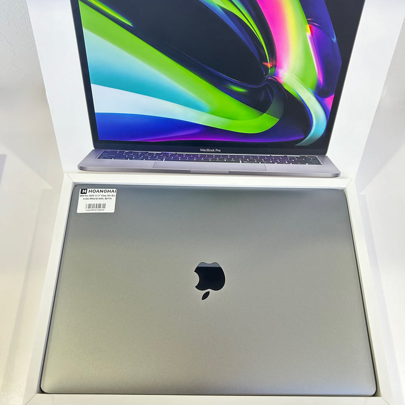 Macbook Pro 2020 13.3in Gray Apple M1/ RAM 8GB/SSD 512GB 99% Fullbox Sạc 49 lần BPTN