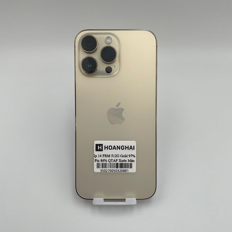 iPhone 14 Pro Max 512GB Gold 97% pin 86% Quốc tế Apple