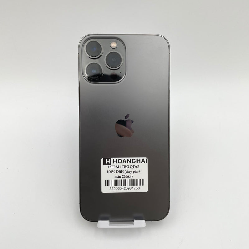 iPhone 13 Pro Max 1TB Graphite 98% pin 100% Quốc tế Apple (Thay linh kiện chính hãng Apple)