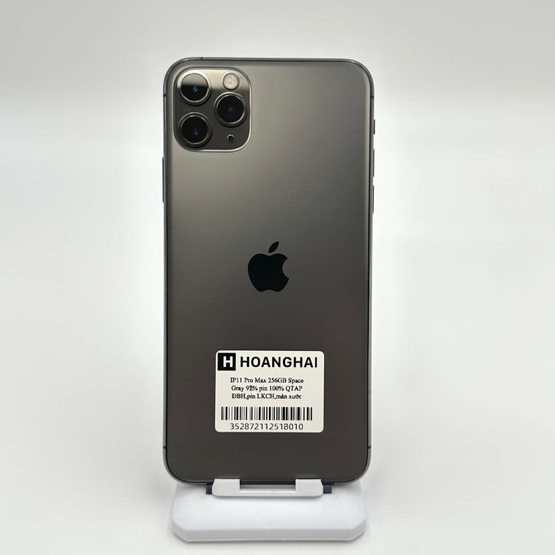 iPhone 11 Pro Max 256GB Space Gray 97% pin 100% DBH Quốc tế Apple (Thay pin chính hãng Apple, Màn xước)