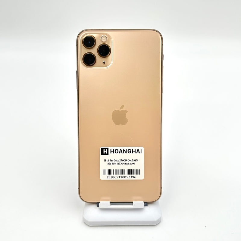 iPhone 11 Pro Max 256GB Gold 98% pin 86% Quốc tế Apple (Màn xước nhẹ)