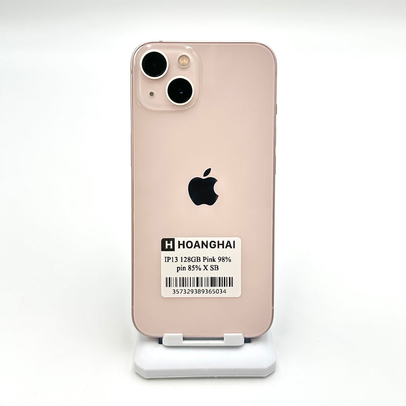 iPhone 13 128GB Pink 98% pin 85% Quốc tế từ SB (Không dùng sim SB - Viền xước nhẹ)