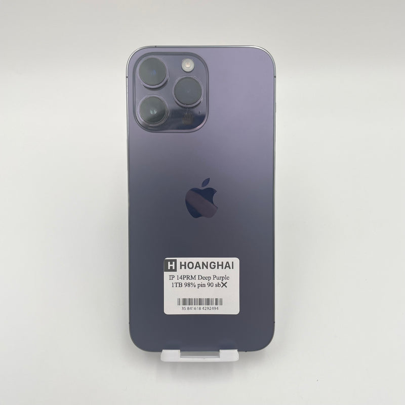 iPhone 14 Pro Max 1TB Deep Purple 98% pin 90% Quốc tế từ SB (Không dùng sim SB)