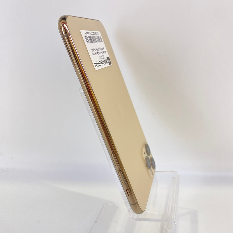 iPhone 11 Pro Max 256GB Gold 98% pin 86% DBH Quốc tế Apple (Đốm Camera 1x - Màn xước nhẹ)