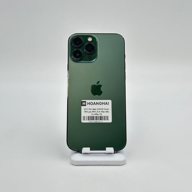 iPhone 13 Pro Max 256GB Alpine Green 98% pin 88% Quốc tế Apple bản Australia X/A (Đốm camera 3x)