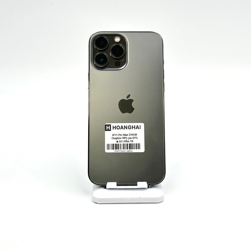 iPhone 13 Pro Max 256GB Graphite 98% pin 85% Quốc tế từ AU (Không dùng sim AU - Đốm Camera 3x)