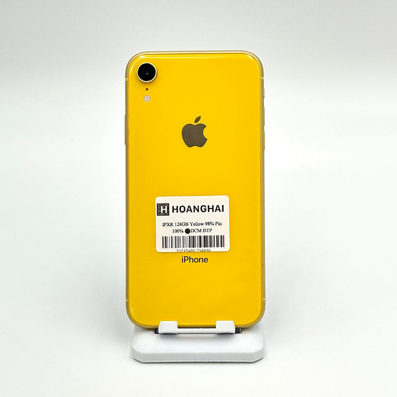 iPhone XR 128GB Yellow 98% pin 100% Máy đã trả hết tiền mạng dùng như Quốc tế Apple (Đã thay pin - Màn xước nhẹ)