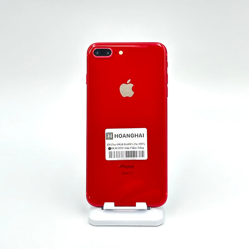 iPhone 8 Plus 64GB Red 98% pin 100% Máy đã trả hết tiền mạng dùng như Quốc tế Apple (Đã thay pin - Màn đốm nhẹ)