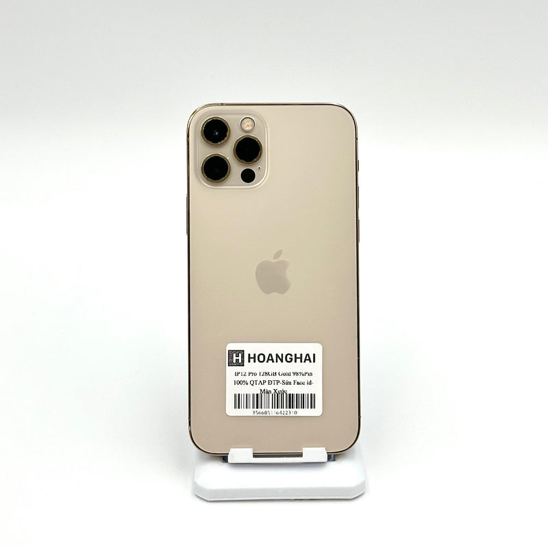 iPhone 12 Pro 128GB Gold 98% pin 100% Quốc tế Apple (Đã thay pin - Xước màn - Sửa Face ID)