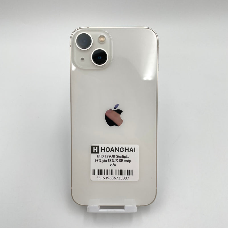 iPhone 13 128GB Starlight 98% pin 88% Quốc tế từ SB (Không dùng sim SB)