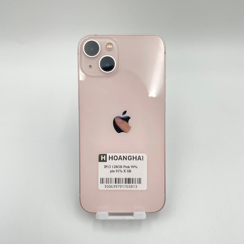 iPhone 13 128GB Pink 99% pin 91%  Quốc tế từ SB (Không dùng sim SB)