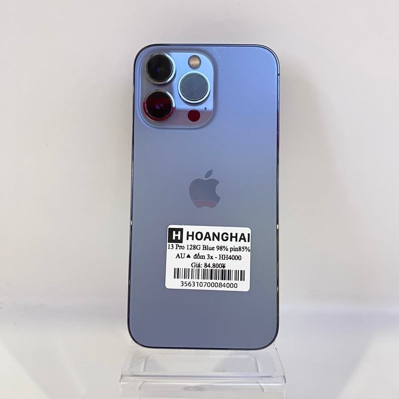 iPhone 13 Pro 128GB Sierra Blue 98% pin 85% Quốc tế từ AU (Không dùng sim AU - Đốm Camera 3x) - HH4000