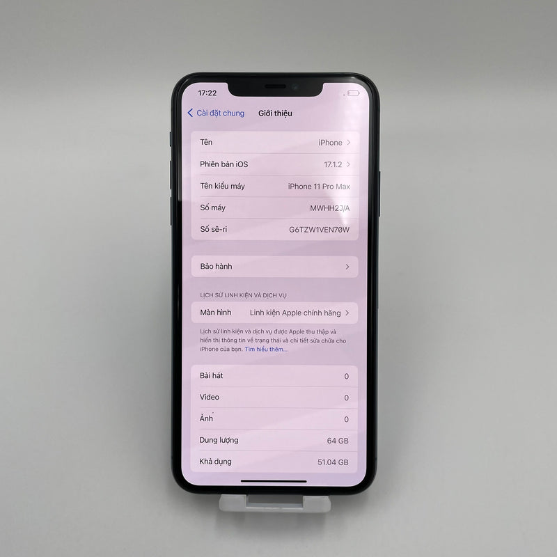 iPhone 11 Pro Max 64GB Xanh Lá  98% pin 100% Máy đã trả hết tiền mạng dùng như Quốc tế Apple (Thay màn LKCH - đã thay pin - đốm camera 1x) HH7536