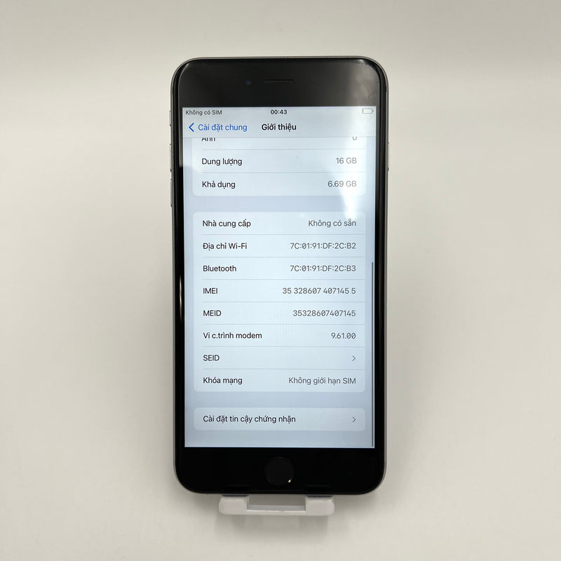 iPhone 6s Plus 16GB Space Gray 97% pin 92% Quốc tế Apple (Xước nhiều) - HH1455