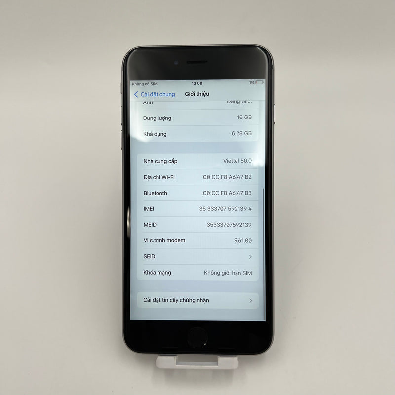 iPhone 6s Plus 16GB Space Gray 97% pin 87% Quốc tế Apple (Xước viền nhiều) - HH1394