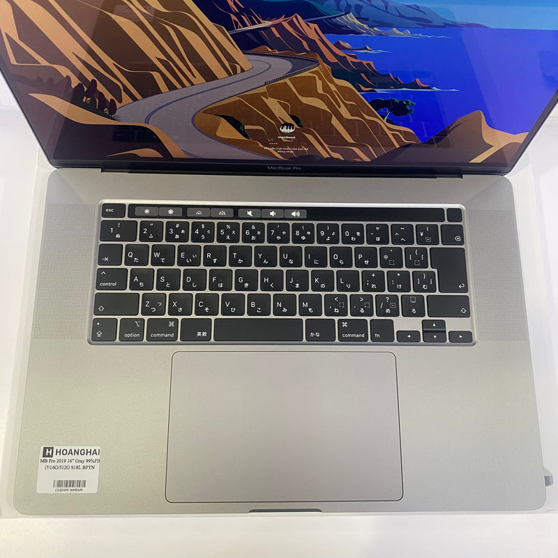 Macbook Pro 2019 16in グレー i7/16G/512G 充電 95 回 - Likenew 98% 
