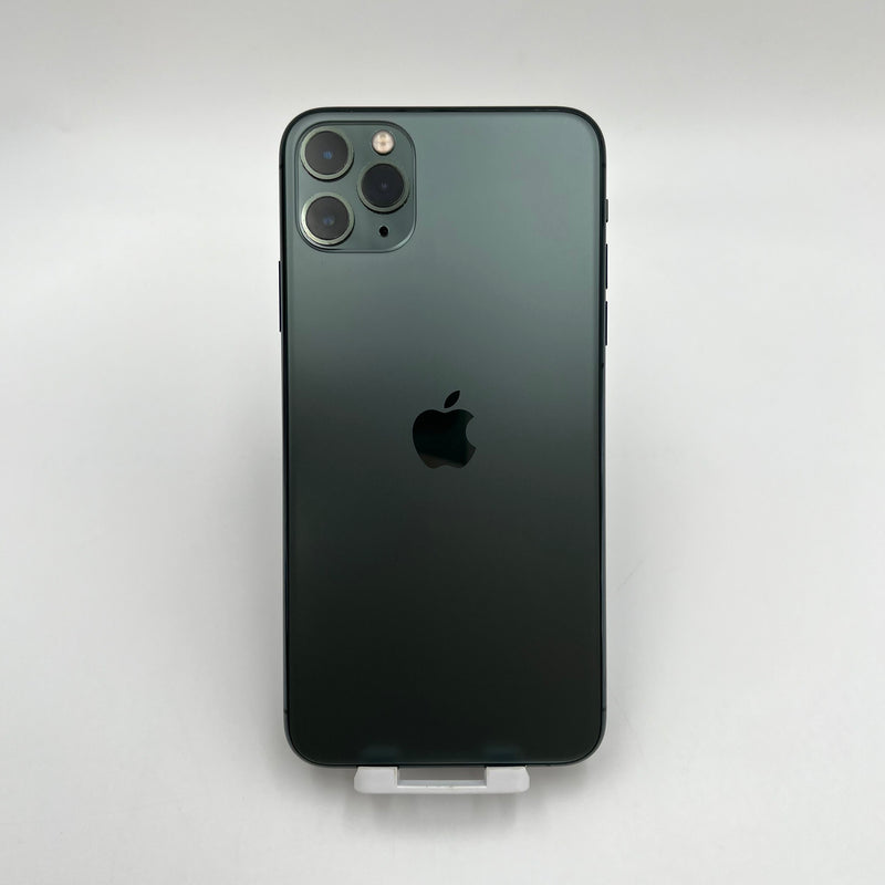 iPhone 11 Pro Max 256GB Xanh Lá 97% pin 100% DBH Quốc tế Apple (Thay màn chính hãng Apple - Đốm camera 1x - Đã thay pin HH , xước màn)