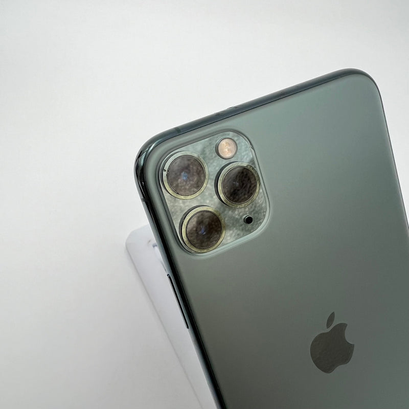 iPhone 11 Pro Max 256GB Xanh Lá 97% pin 100% Quốc tế từ DCM (Không dùng sim DCM - Đốm camera, mẻ camera sau , xước màn - Đã thay pin) - HH5787