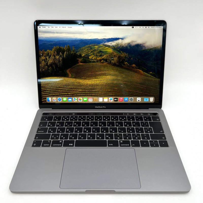 Macbook Pro 2019 13.3in Xám Intel Core i5/RAM 16GB/SSD 512GB 98% Sạc 307 lần BPTN (Xước viền và lưng)