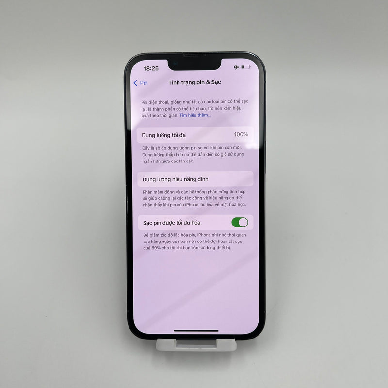 iPhone 13 Pro 128GB Xanh Dương 98% pin 100% Quốc tế từ DCM (Không dùng sim DCM - Đốm camera 3x - Đã thay pin, màn xước) - HH4017