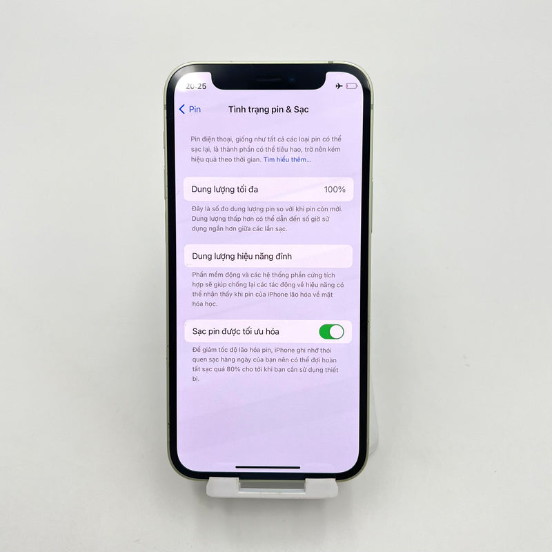 iPhone 12 Mini 64GB Xanh Bạc Hà 96% pin 100% Máy đã trả hết tiền mạng dùng như Quốc tế Apple (Đã thay pin - Viền móp xấu) - HH0423