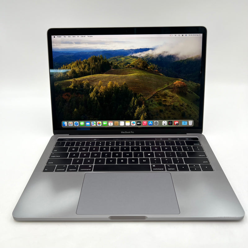 Macbook Pro 2019 13.3in Xám Intel Core i7/RAM 16GB/SSD 256GB 97% Sạc 329 lần BPTA (Xước viền)