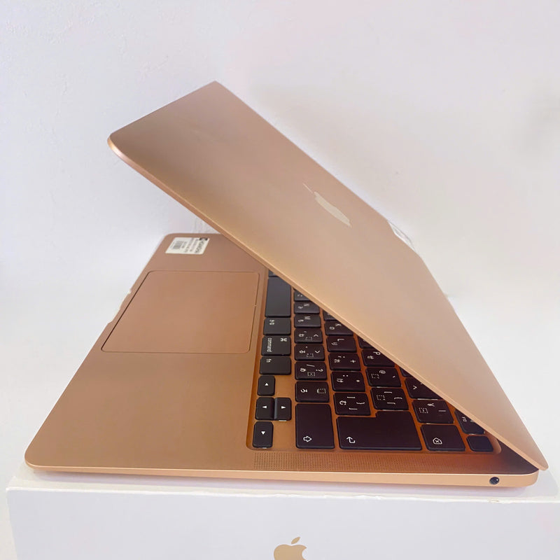 Macbook Air 2020 13.3in Vàng Intel Core i5/ RAM 8GB /SSD 512GB 98% Fullbox Sạc 49 lần BPTN