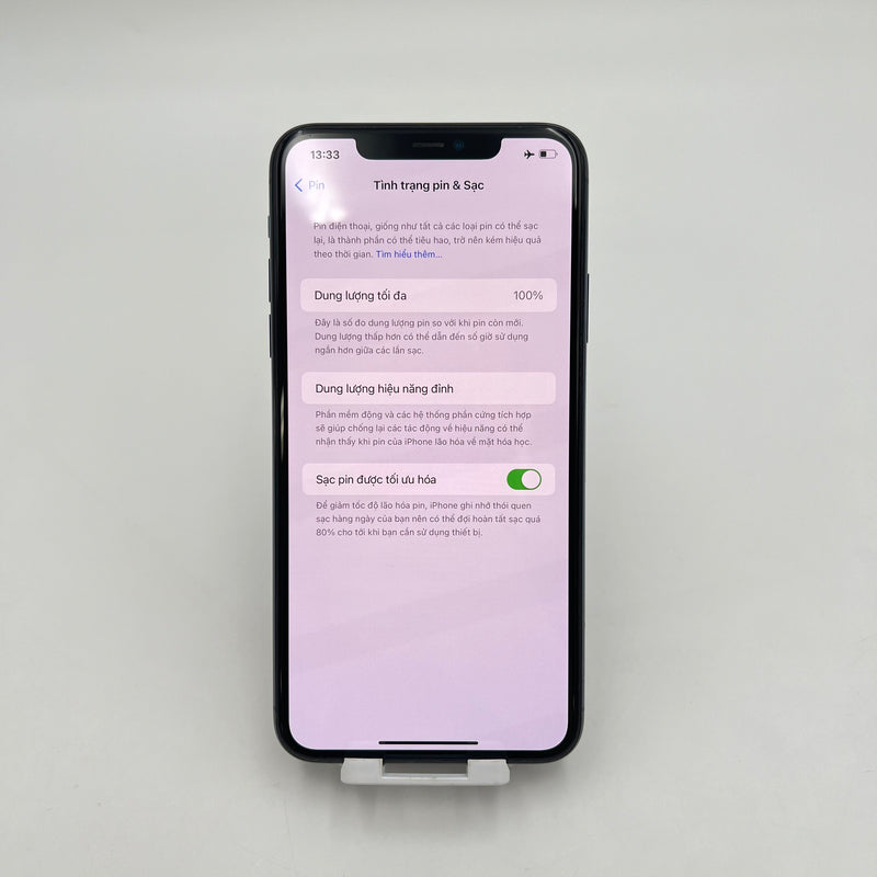 iPhone 11 Pro Max 256GB Xanh Lá 97% pin 100% Quốc tế Apple (Đã thay pin - Đốm camera 1x, mặt lưng ám) - HH0847
