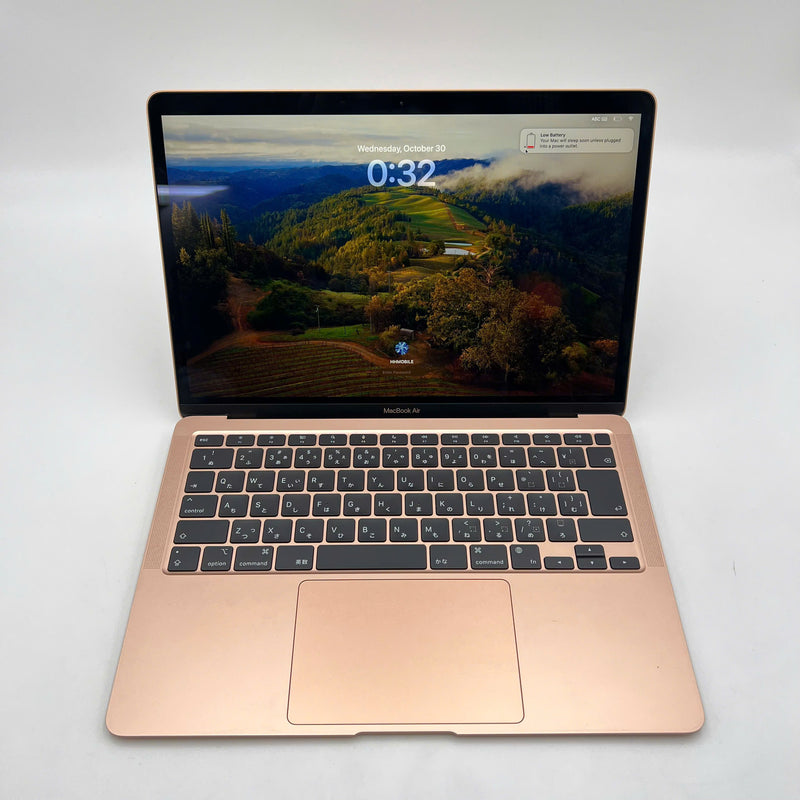 Macbook Air 2020 13.3in Vàng Apple M1/ RAM 8GB /SSD 256GB 97% Sạc 151 lần BPTN (Đã thay màn OLED - Màn chấm trắng)