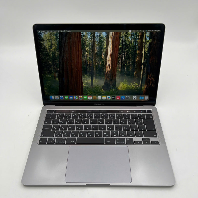 MacBook Pro 2020 13.3in Xám Apple M1/RAM 8GB/SSD 256GB 98% Sạc 282 lần BPTN