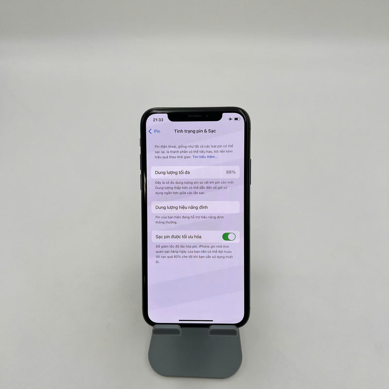iPhone Xs 64GB Đen 98% pin 88% Máy đã trả hết tiền mạng dùng như Quốc tế Apple (Đã thay pin - đốm camera 1x) HH2054