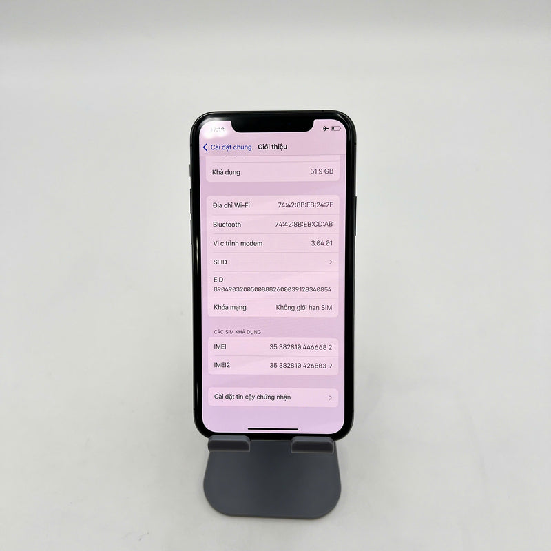 iPhone 11 Pro 64GB Xám  98% pin 87%  Máy đã trả hết tiền mạng dùng như Quốc tế Apple (Đốm camera 1x, xước màn) - HH6682