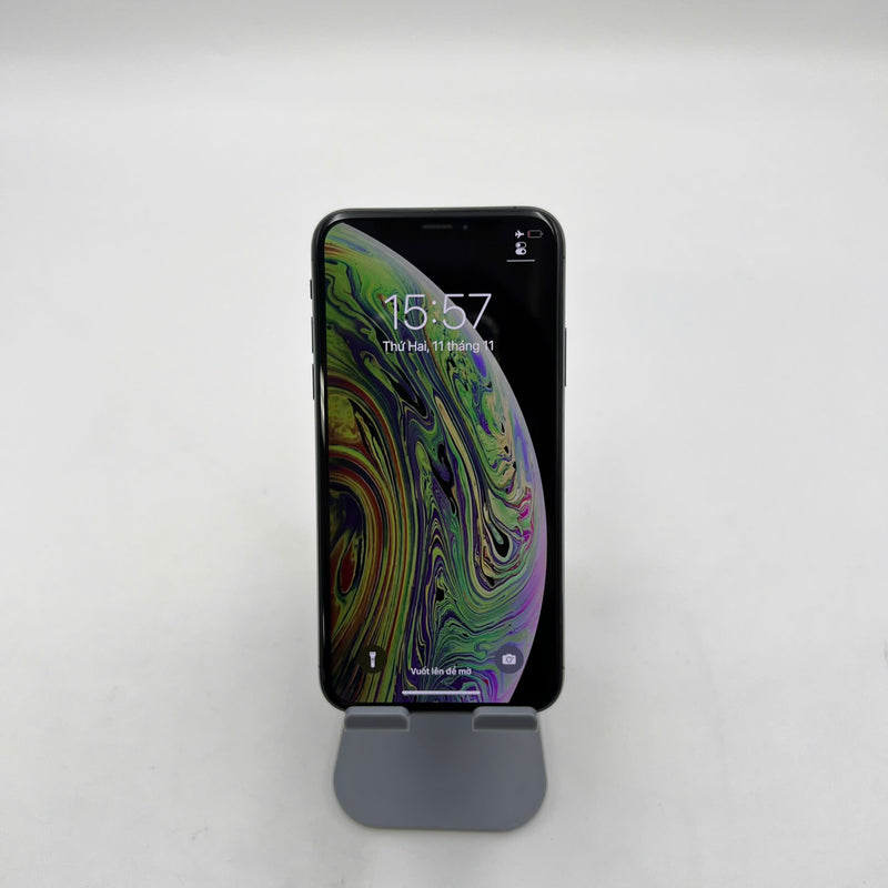 iPhone Xs 256GB Đen 98% pin 100% Máy đã trả hết tiền mạng dùng như Quốc tế Apple (Đã thay pin - Đốm camera 1x, viền xước)