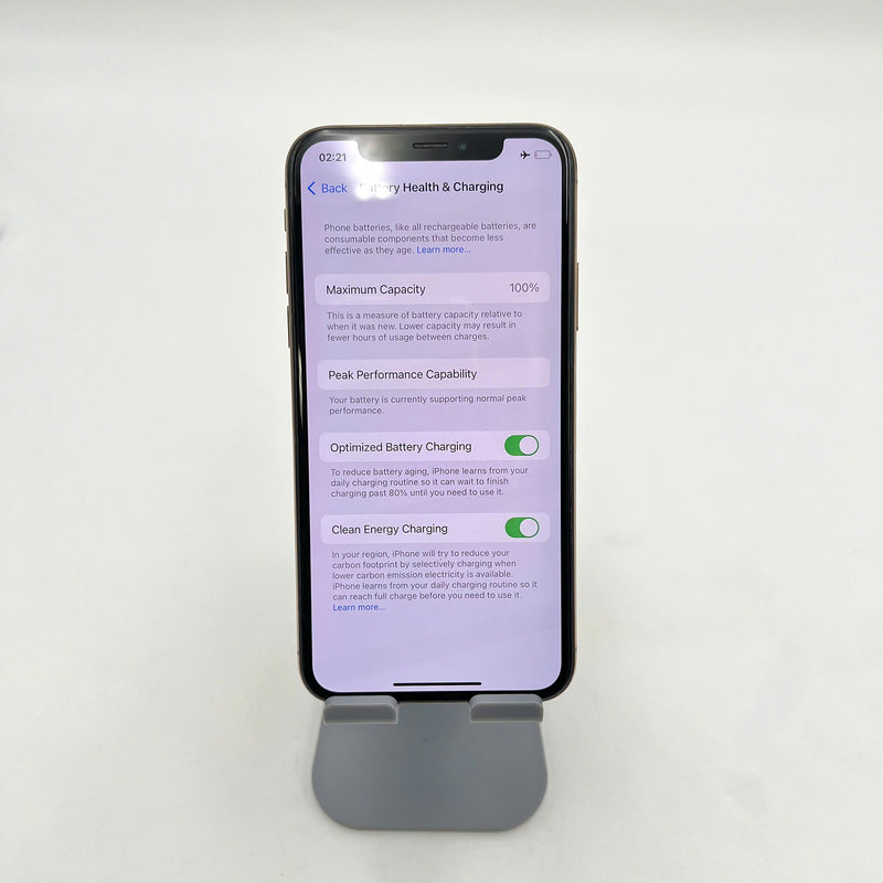 iPhone Xs 64GB Vàng 98% pin 100% Máy đã trả hết tiền mạng dùng như Quốc tế Apple (Đã thay pin - Đốm camera 1x)