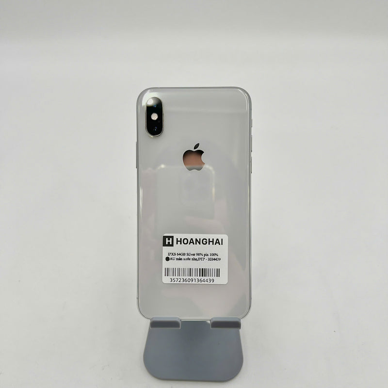 iPhone Xs 64GB Bạc 98% pin 100% Máy đã trả hết tiền mạng dùng như Quốc tế Apple (Đã thay pin - màn xước nhẹ) - HH4439