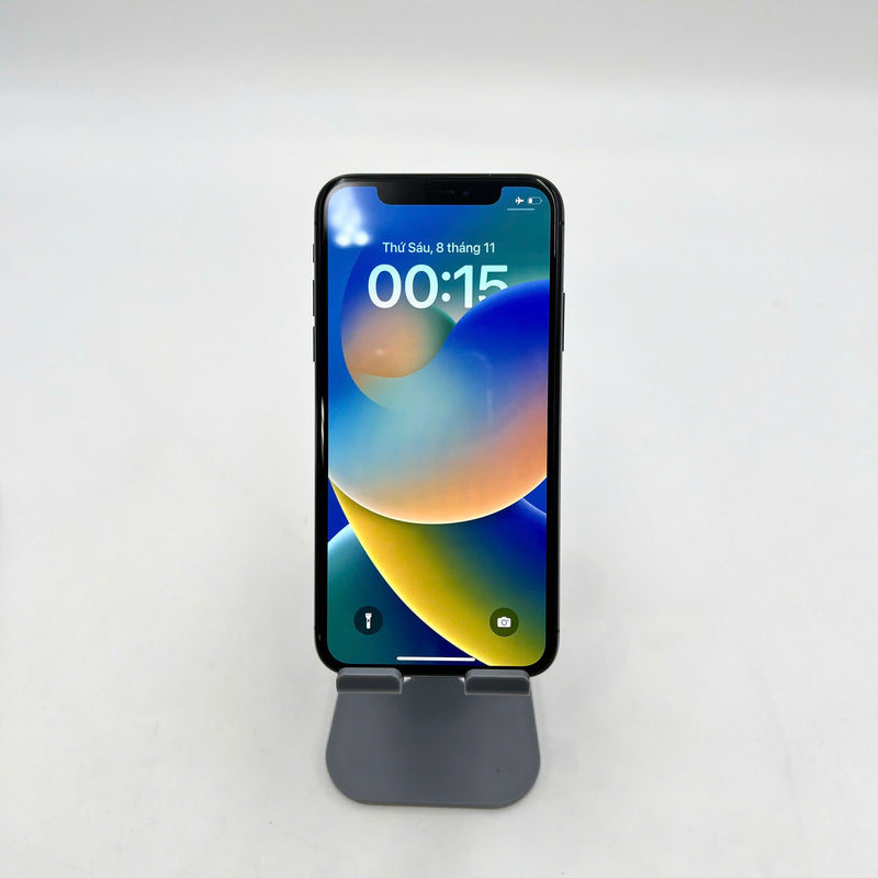 iPhone X 64GB Đen 98% pin 100% Máy đã trả hết tiền mạng dùng như Quốc tế Apple (Đã thay pin - Đốm camera 1x) - HH3267