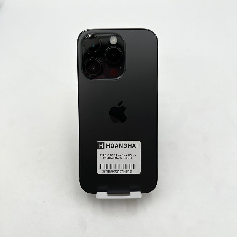 iPhone 14 Pro 256GB Đen 98% pin 88%  Quốc tế Apple (Đốm camera 3x)- HH4510