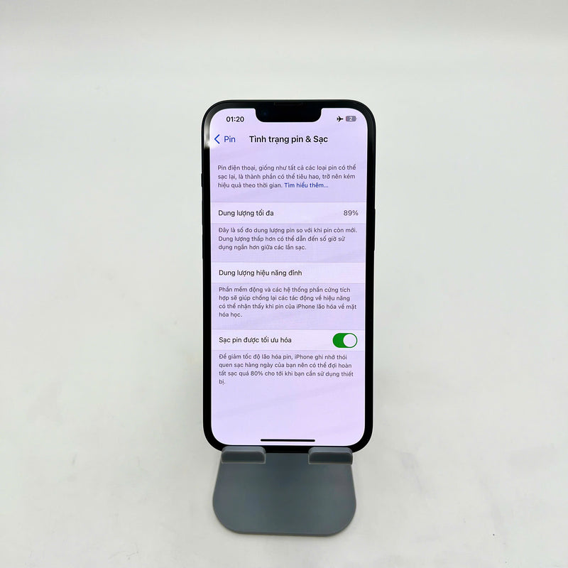 iPhone 14 128GB Đen 98% pin 89%  Quốc tế từ AU (Không dùng sim AU - viền camera xước) - HH8479