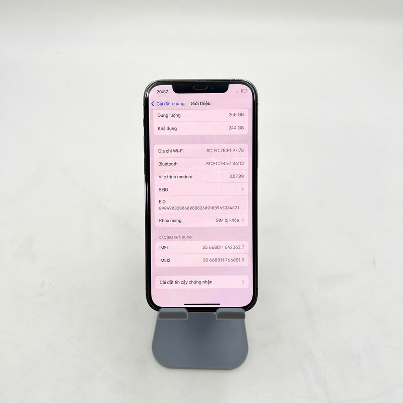 iPhone 12 Pro 256GB Đen 98% pin 100% MÁY LOCK  (Đã thay pin - Xước viền)