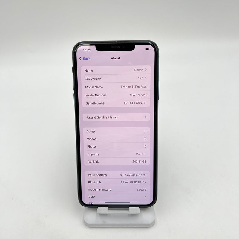 iPhone 11 Pro Max 256GB Xanh Lá 98% pin 95% Quốc tế Apple (Đã thay pin - màn xước) - HH0461