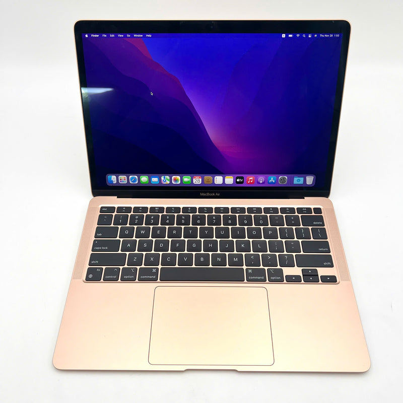 Macbook Air 2020 13.3in Vàng Apple M1/ RAM 8GB /SSD 256GB 99% Sạc 65 lần BPTA