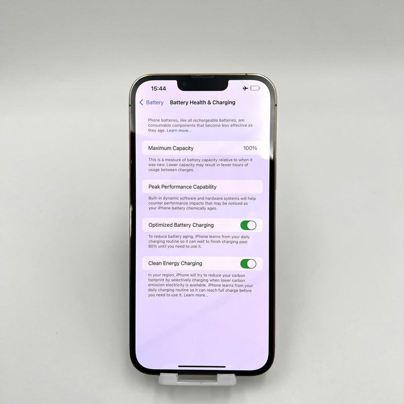 iPhone 13 Pro Max 128GB Vàng 98% pin 100% Quốc tế Apple bản Mỹ LL/a (Đã thay pin - Đốm camera 1x, viền xước) - HH3211