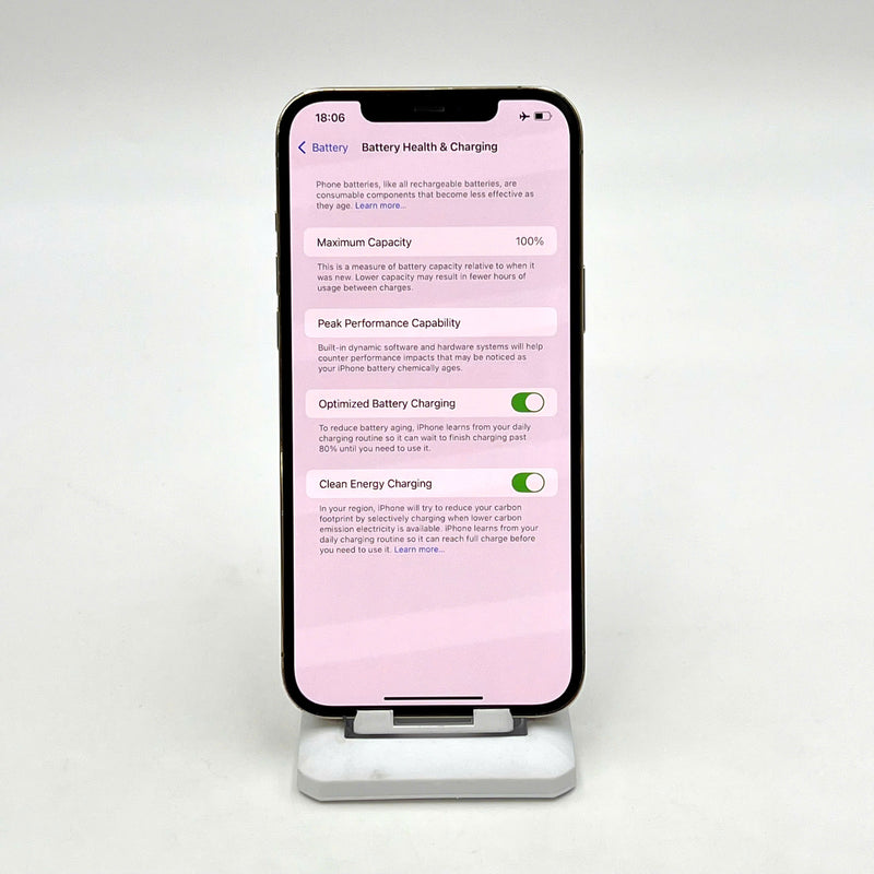 iPhone 12 Pro Max 128GB Vàng 97% pin 100% Quốc tế từ AU (Không dùng sim AU - Đã thay pin - Đốm camera 3x, Máy xước) - HH3237