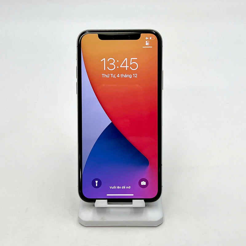 iPhone X 256GB Trắng 98% pin 100% DBH Máy đã trả hết tiền mạng dùng như Quốc tế Apple (Đã thay pin, viền xước)- HH6496