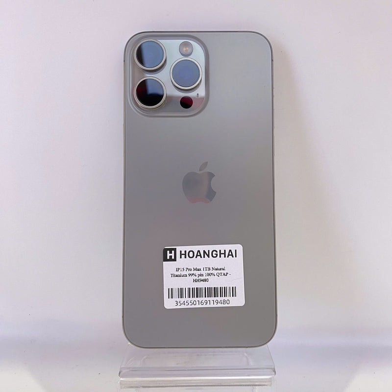 iPhone 15 Pro Max 1TB Tự Nhiên 99% pin 100% Quốc Tế Apple HH9480