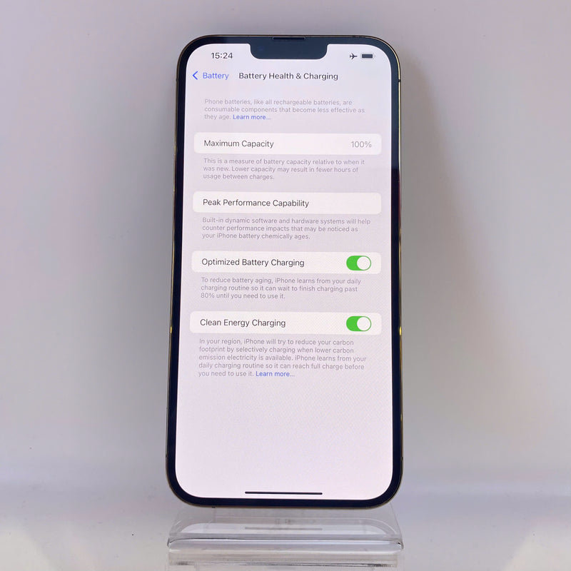 iPhone 13 Pro Max 512GB Vàng 98% pin 100% Quốc tế từ AU (Không dùng sim AU - Đốm camera 3x - Đã thay pin) HH4427